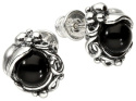 Kolczyki srebrne z onyksem Kulfonik